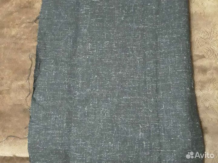 Ткань чистая шерсть 3,5м черный СССР