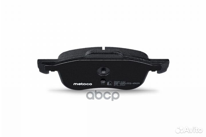 Колодки тормозные передние к-кт '3000-112 metaco