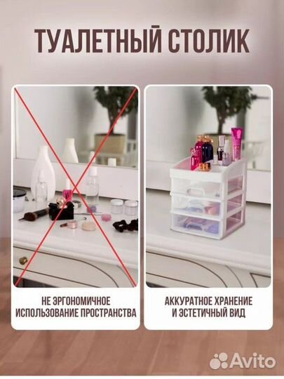 Органайзер для хранения косметики