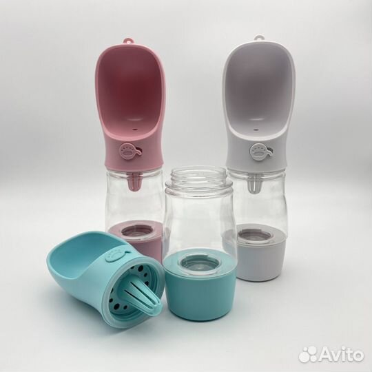 Поилка для собак дорожная прогулочная