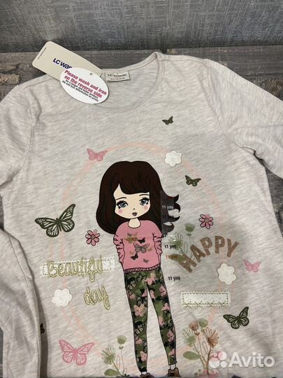 Пакет одежды для девочки новое 10-11 лет