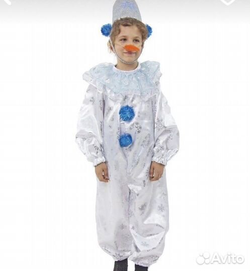 Костюм снеговика детский