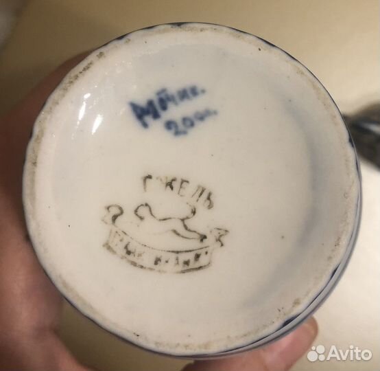 Графин штоф гжель