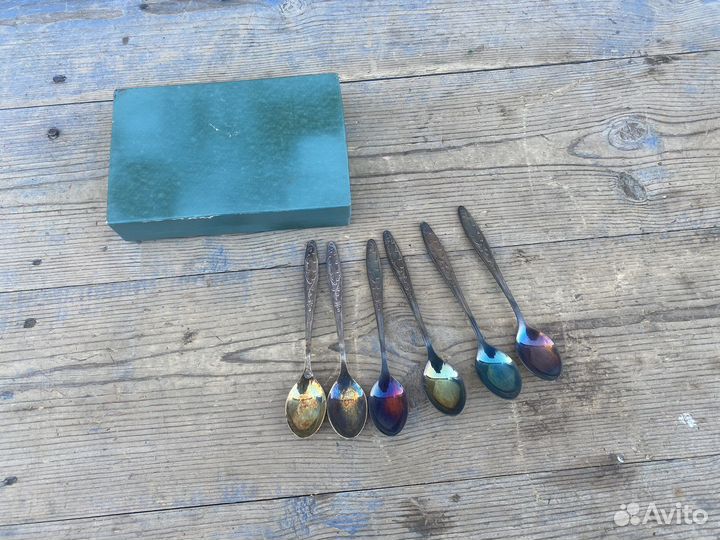Ложки чайные мельхиоровые СССР