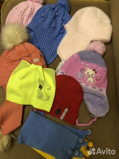 Шапки для девочки пакетом