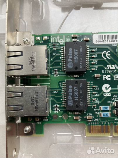 Сетевая карта intel dual port