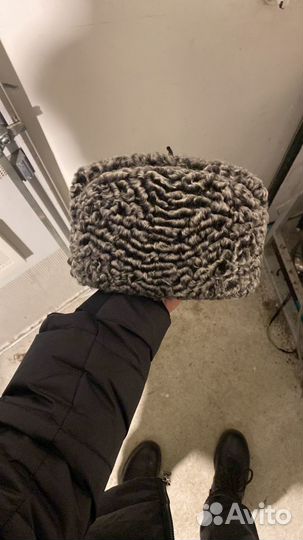 Меховая мужская шапка из каракуля