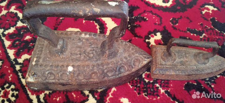 Старый утюг, мясорубка