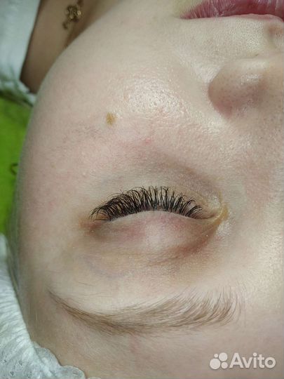 Наращивание ресниц на дому