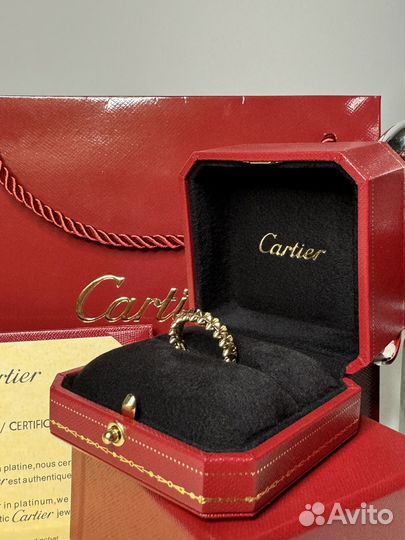 Кольцо clash de cartier золото 585 probe
