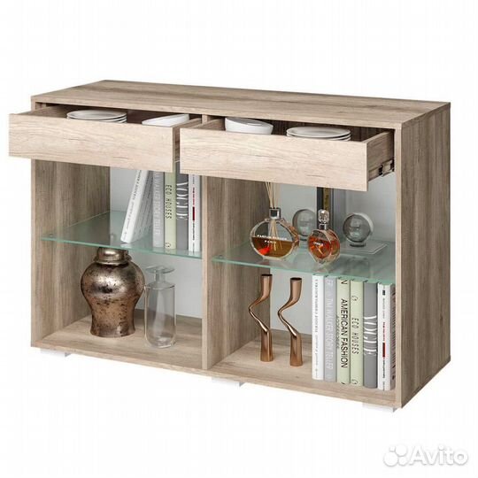 Комод Наоми км-10 белый глянец