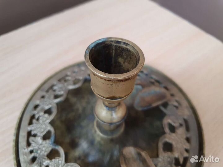 Подсвечник бронза ри