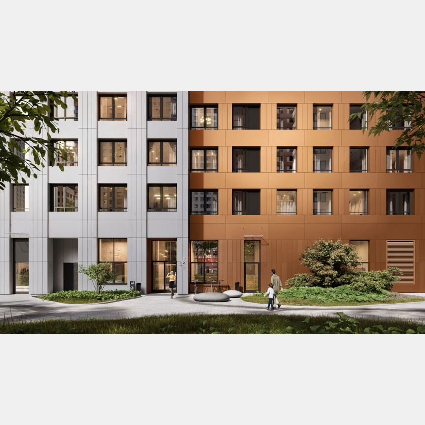 2-к. квартира, 69,6 м², 12/43 эт.