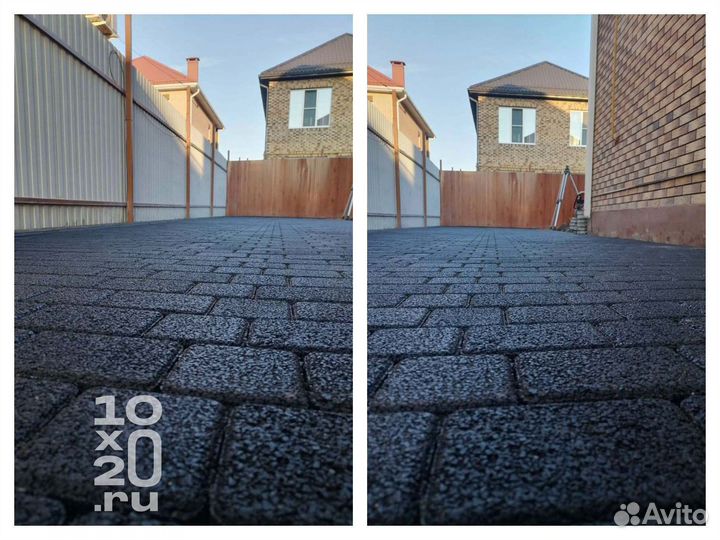 Тротуарная плитка, брусчатка, бордюры под ключ