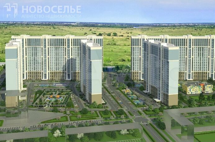 2-к. квартира, 55,2 м², 3/25 эт.