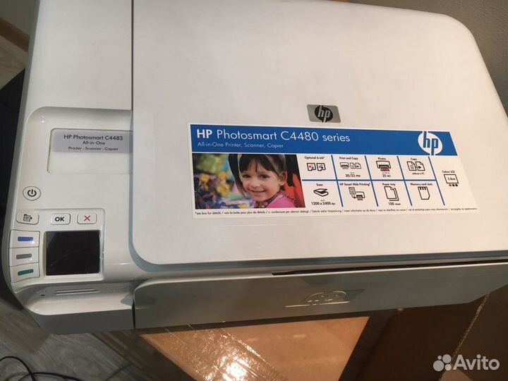 Мфу HP photosmart C4480 Принтер,сканер, копир