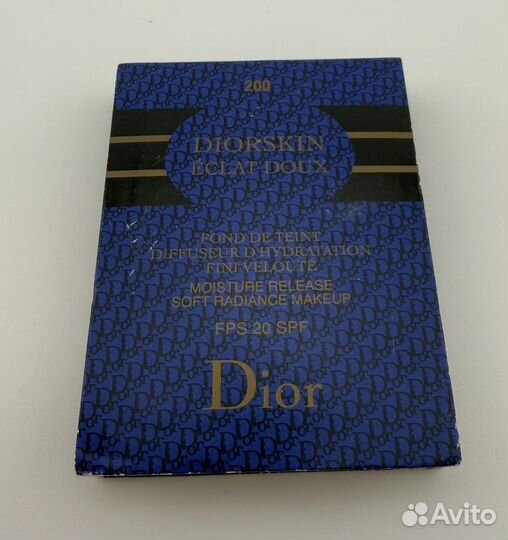 Dior тональный крем миниатюра 200 винтаж