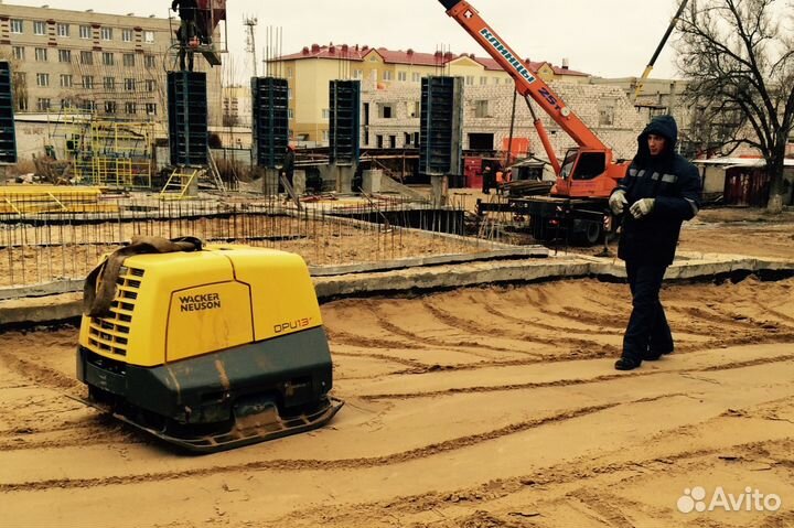 Аренда виброплиты, вес 1200 кг (уплотнение 1,3 м)