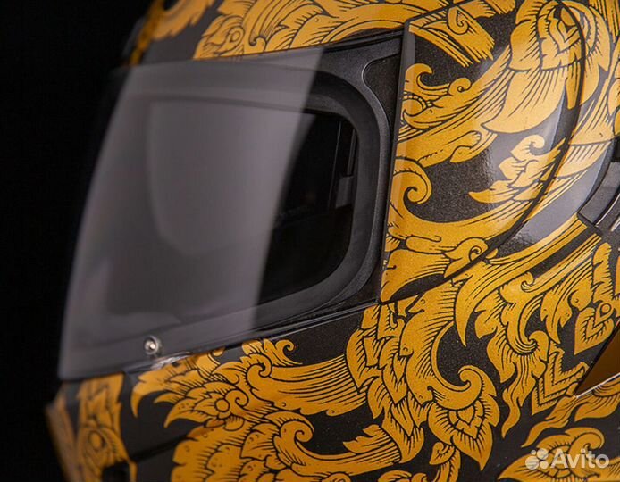 Icon Airform Esthetique мотошлем золотой