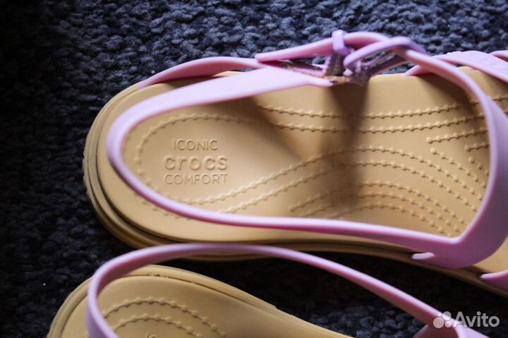 Сандалии босоножки Crocs Tulum Sandal лавандовые