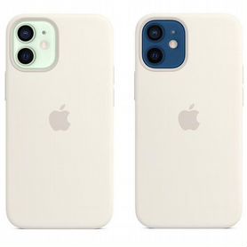 Оригинал Silicone Case для iPhone 12 Mini (Белый)