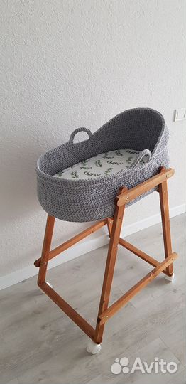 Вязанные люльки для новорождённых и кукол на заказ