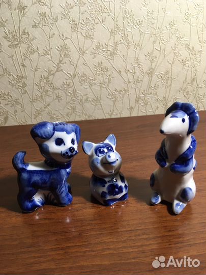 Фигурки Гжель