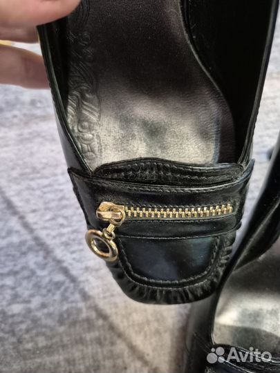 Туфли женские натуральная кожа 38 размер черные