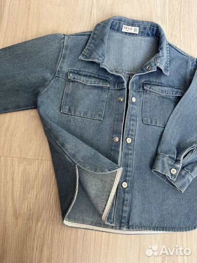 Рубашка джинсовая Sela 104