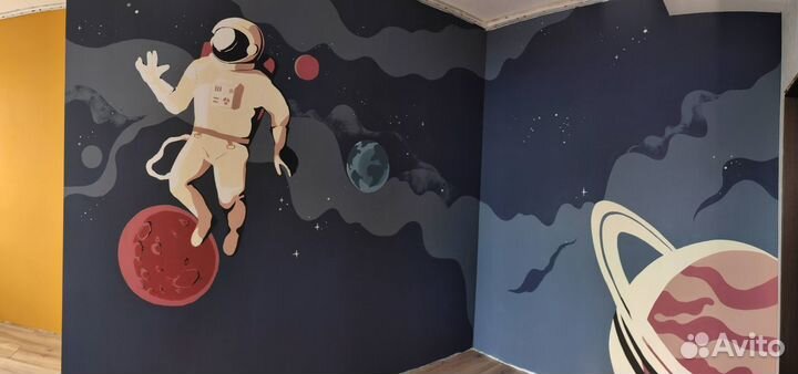 Художественная роспись и граффити стен детской