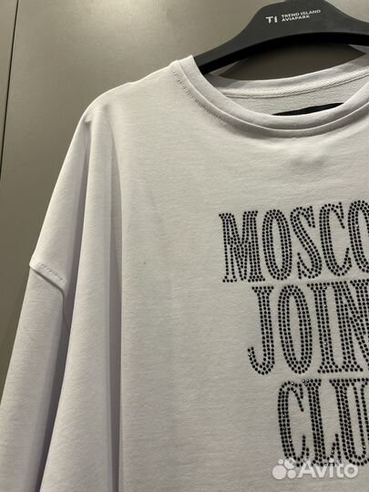 Лонгслив Moscow Joint Club xcnx белый брак