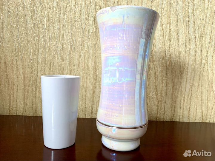 Вазы СССР глина, керамика, стекло