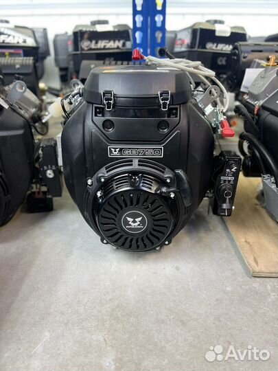 Двигатель Zongshen ZS GB750E (30 л.с.)вал 25,4 мм