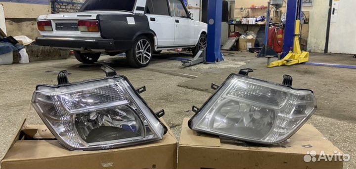 Фары nissan navara
