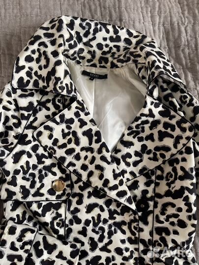 Плащ тренч женский леопард тренд