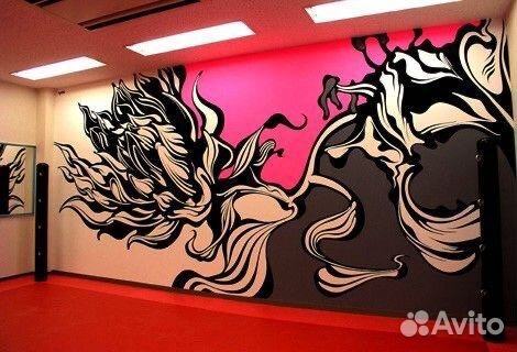 Роспись стен, художественные работы, картины