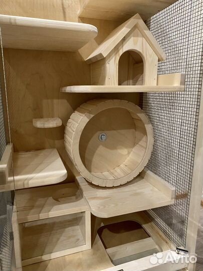 Клетка витрина для шиншилл, дегу и др грызунов