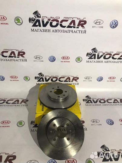 Диски тормозные передние Хендай Солярис 2011-2017