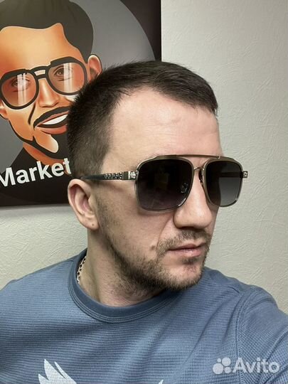 Очки chrome hearts мужские