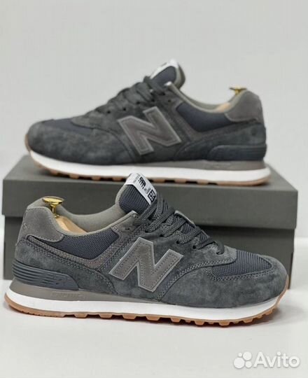 New Balance 574 41-46 мужские серые