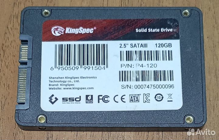 SSD KingSpec 120 Гб