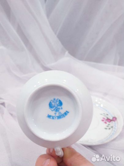 Чайная пара Кузнецов антиквариат