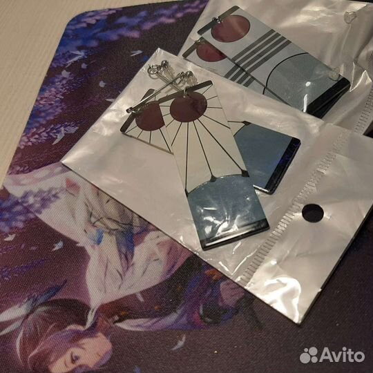 Серьги аниме