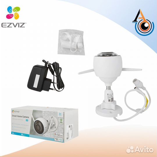 Уличная камера Wi-Fi ezviz H3 3K 5 мп (ик + LED)