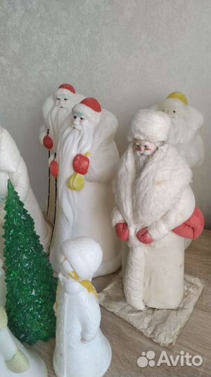 Дед мороз и снегурочка СССР елка