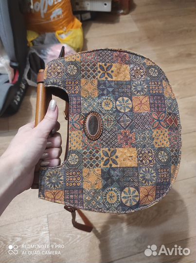 Сумка из бука в стиле пэчворк