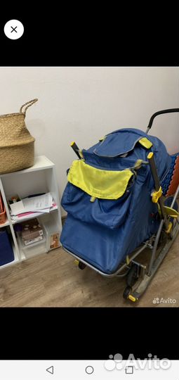 Детские санки коляска nika kids