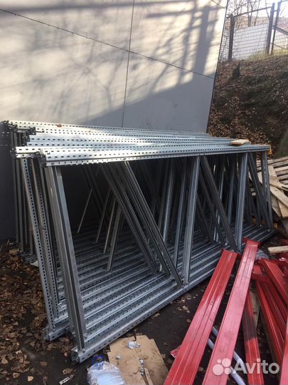 Стеллажи паллетные на производство