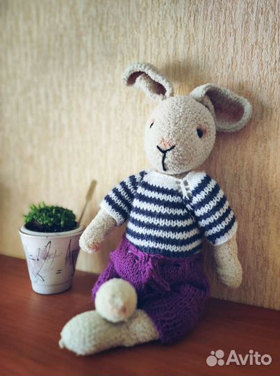 Мягкая игрушка заяц