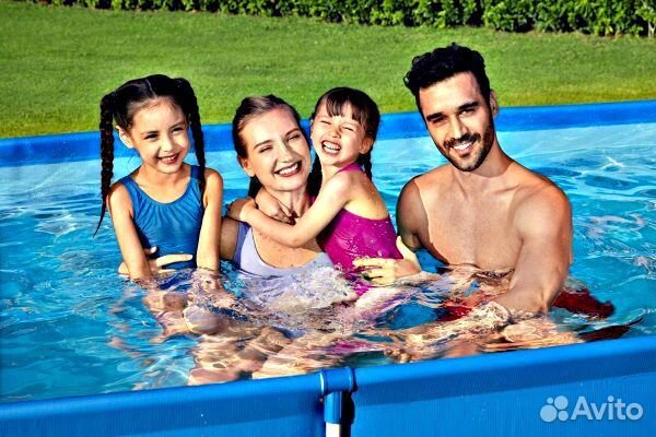 Каркасный Бассейн для дачи 56411 Bestway 300 х 201